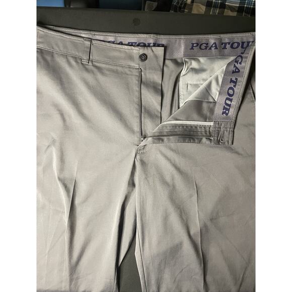 Men’s PGA Tour Golf Pants Grey Size 36x30 - Picture 3 of 5